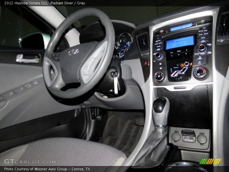 Radiant Silver / Gray 2012 Hyundai Sonata GLS