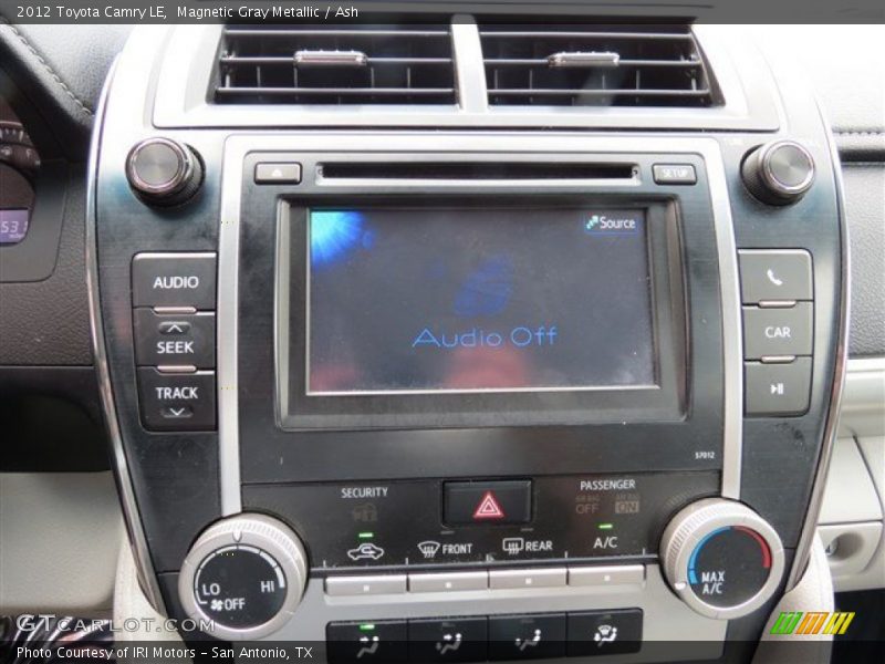 Magnetic Gray Metallic / Ash 2012 Toyota Camry LE
