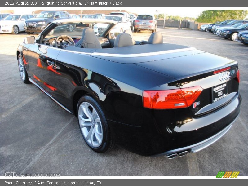 Brilliant Black / Black 2013 Audi S5 3.0 TFSI quattro Convertible