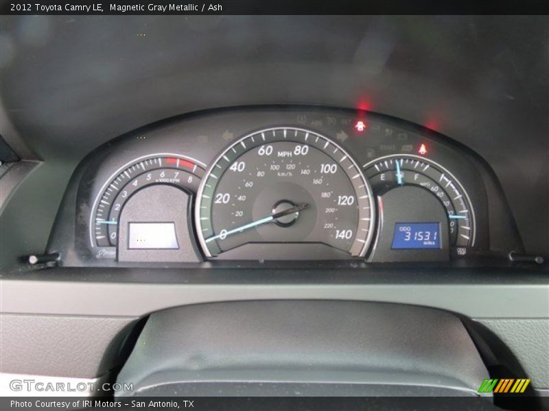 Magnetic Gray Metallic / Ash 2012 Toyota Camry LE