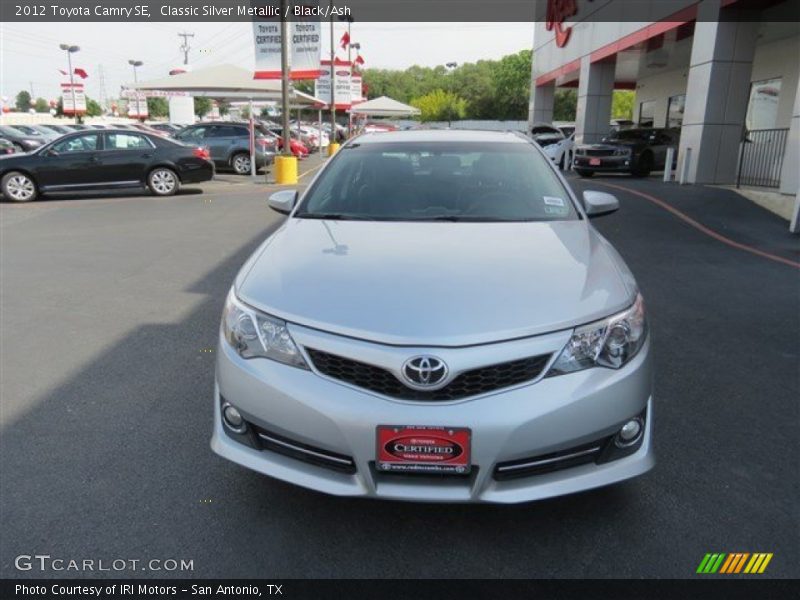 Classic Silver Metallic / Black/Ash 2012 Toyota Camry SE