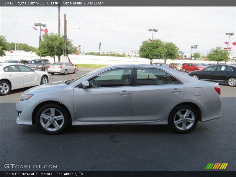 Classic Silver Metallic / Black/Ash 2012 Toyota Camry SE