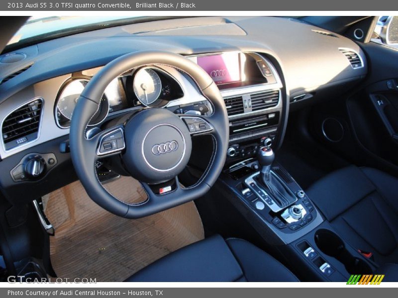 Brilliant Black / Black 2013 Audi S5 3.0 TFSI quattro Convertible