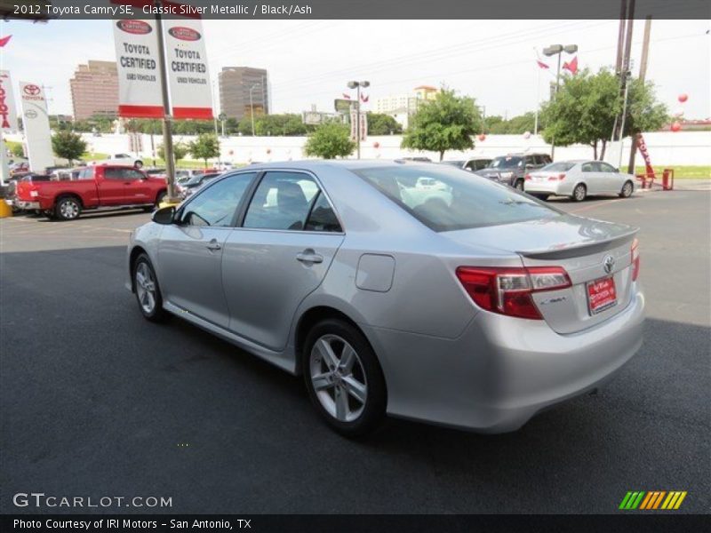 Classic Silver Metallic / Black/Ash 2012 Toyota Camry SE