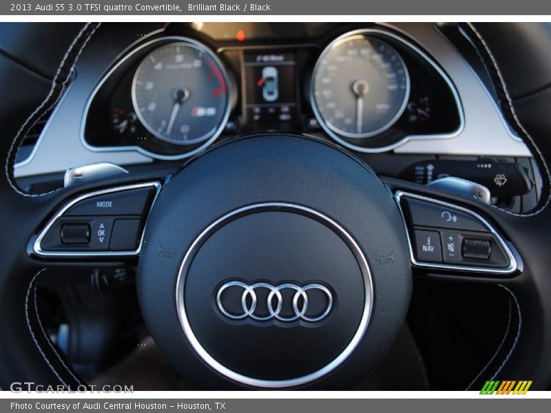 Brilliant Black / Black 2013 Audi S5 3.0 TFSI quattro Convertible