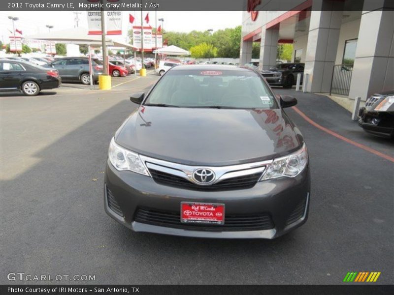 Magnetic Gray Metallic / Ash 2012 Toyota Camry LE