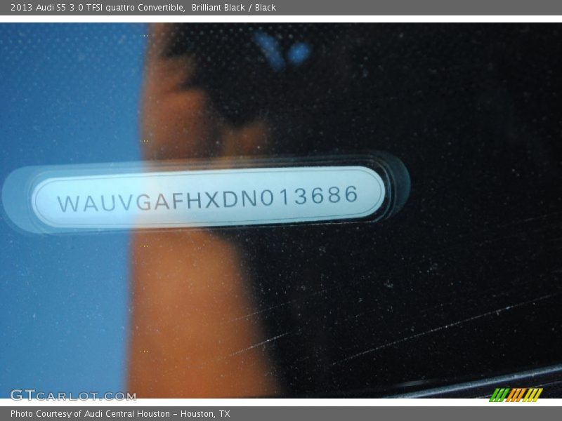 Brilliant Black / Black 2013 Audi S5 3.0 TFSI quattro Convertible