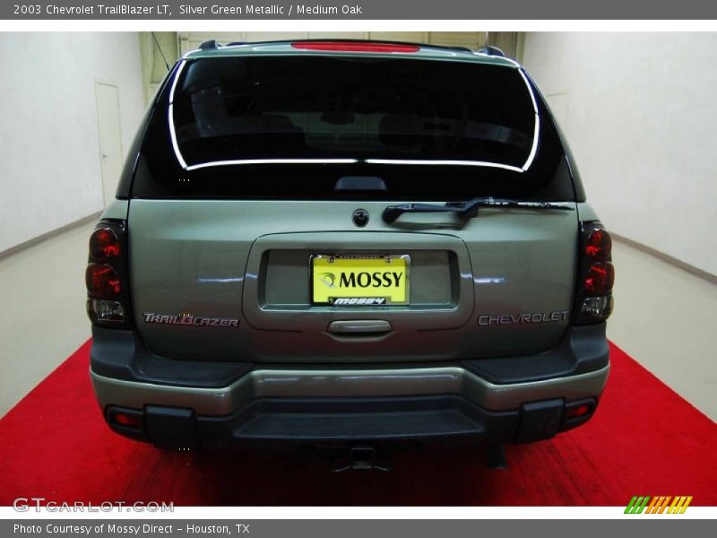 Silver Green Metallic / Medium Oak 2003 Chevrolet TrailBlazer LT