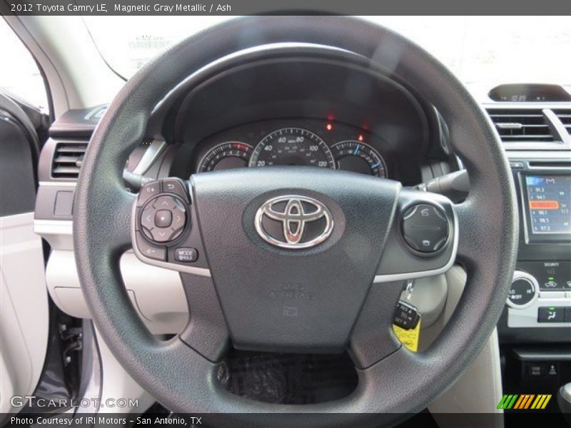 Magnetic Gray Metallic / Ash 2012 Toyota Camry LE