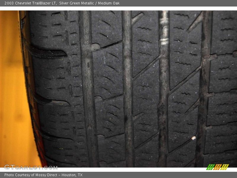 Silver Green Metallic / Medium Oak 2003 Chevrolet TrailBlazer LT