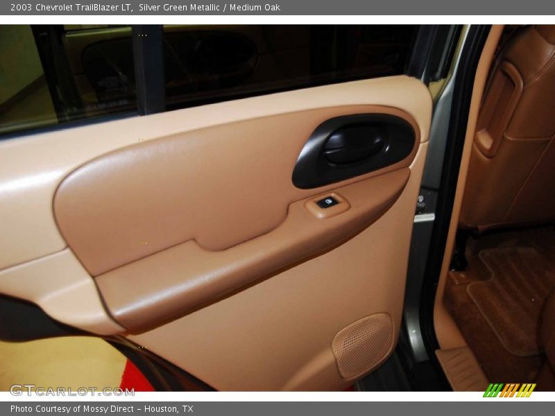 Silver Green Metallic / Medium Oak 2003 Chevrolet TrailBlazer LT