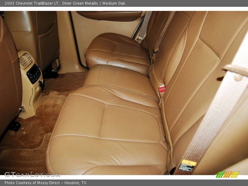 Silver Green Metallic / Medium Oak 2003 Chevrolet TrailBlazer LT