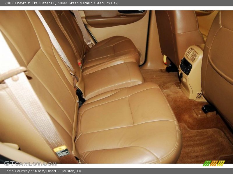 Silver Green Metallic / Medium Oak 2003 Chevrolet TrailBlazer LT