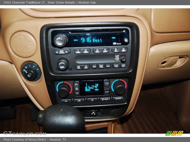 Controls of 2003 TrailBlazer LT