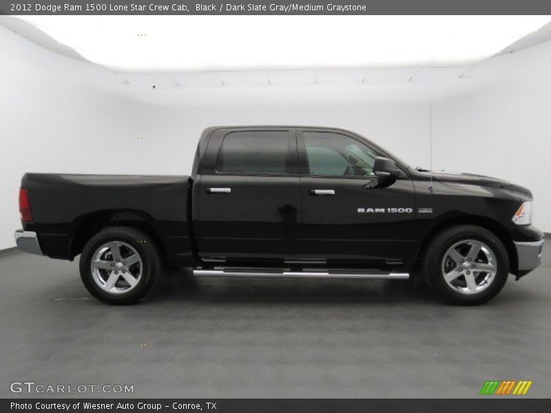 Black / Dark Slate Gray/Medium Graystone 2012 Dodge Ram 1500 Lone Star Crew Cab