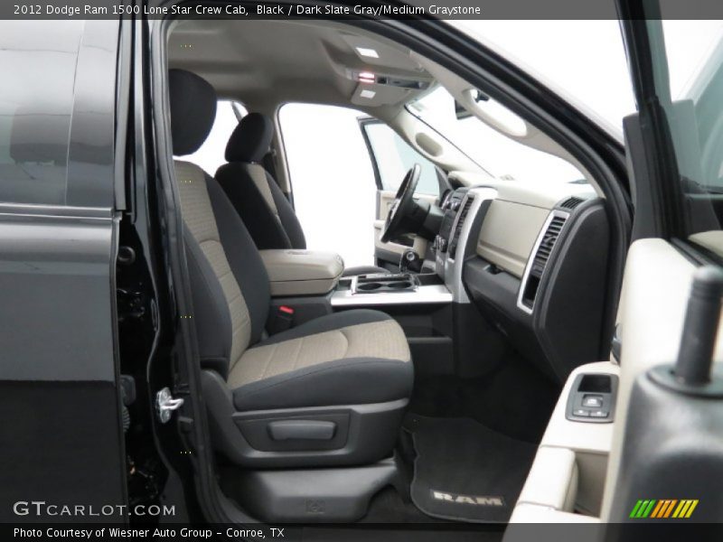Black / Dark Slate Gray/Medium Graystone 2012 Dodge Ram 1500 Lone Star Crew Cab