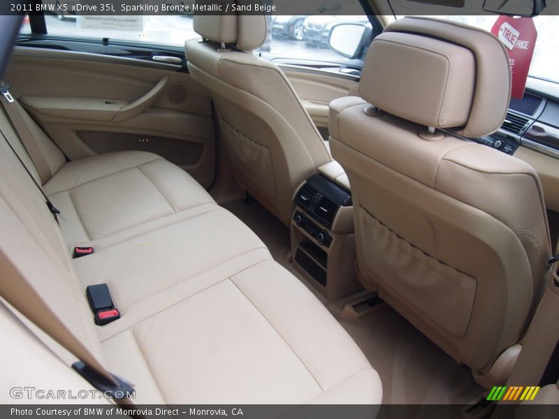 Rear Seat of 2011 X5 xDrive 35i