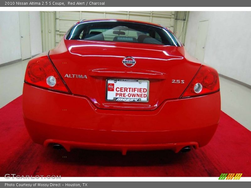 Red Alert / Charcoal 2010 Nissan Altima 2.5 S Coupe