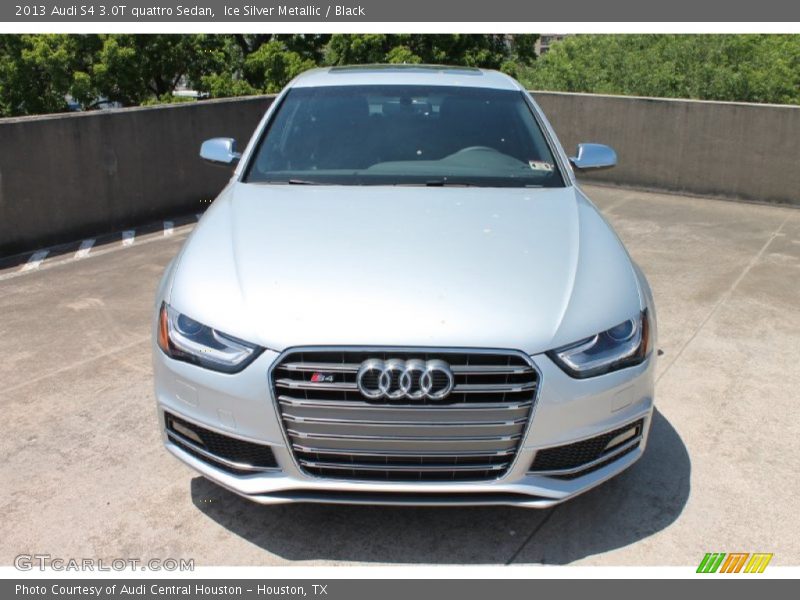 Ice Silver Metallic / Black 2013 Audi S4 3.0T quattro Sedan
