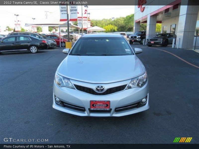 Classic Silver Metallic / Black/Ash 2012 Toyota Camry SE