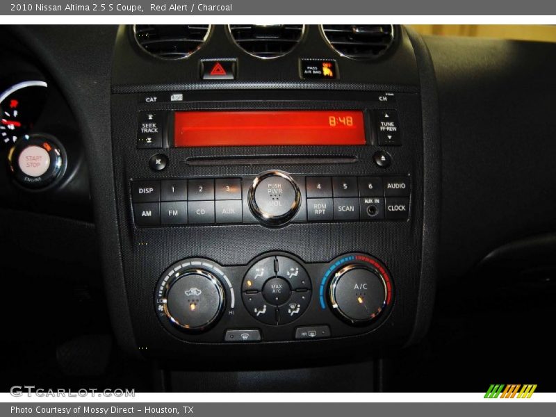 Red Alert / Charcoal 2010 Nissan Altima 2.5 S Coupe