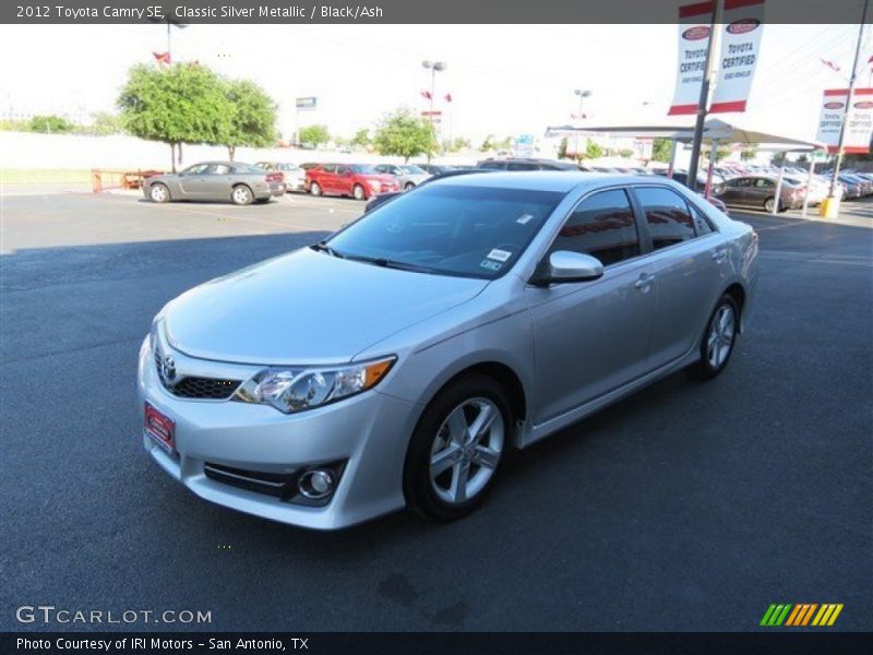 Classic Silver Metallic / Black/Ash 2012 Toyota Camry SE