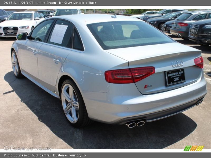 Ice Silver Metallic / Black 2013 Audi S4 3.0T quattro Sedan