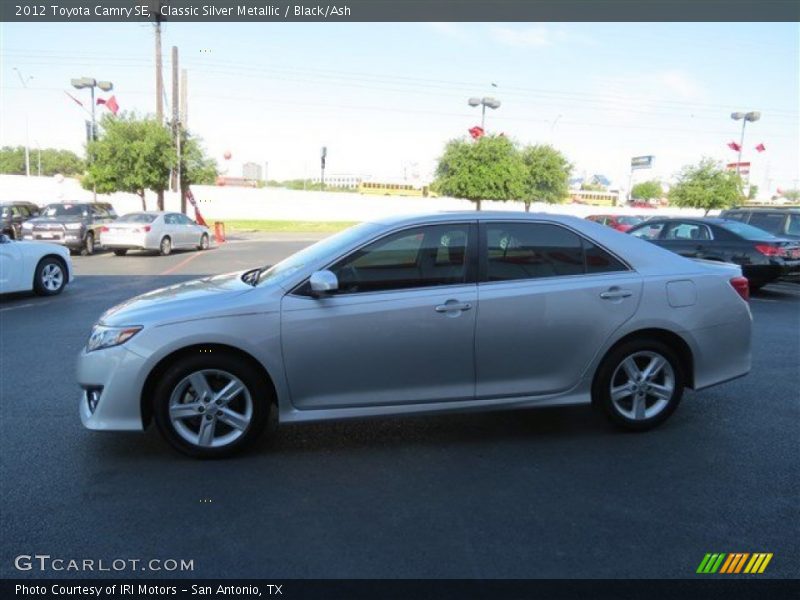 Classic Silver Metallic / Black/Ash 2012 Toyota Camry SE