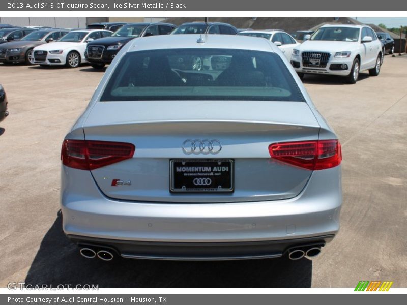 Ice Silver Metallic / Black 2013 Audi S4 3.0T quattro Sedan