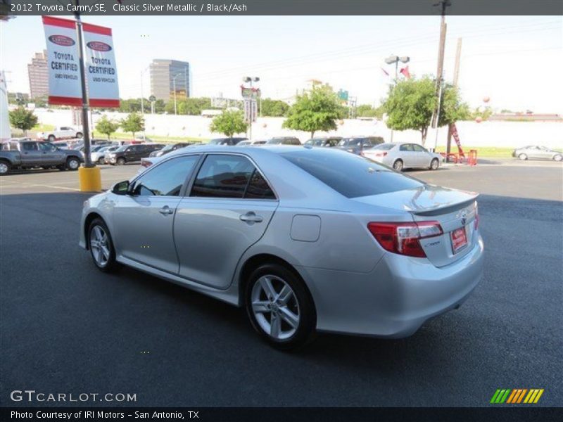 Classic Silver Metallic / Black/Ash 2012 Toyota Camry SE