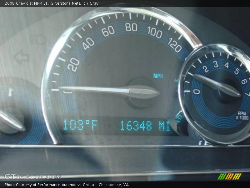 Silverstone Metallic / Gray 2008 Chevrolet HHR LT