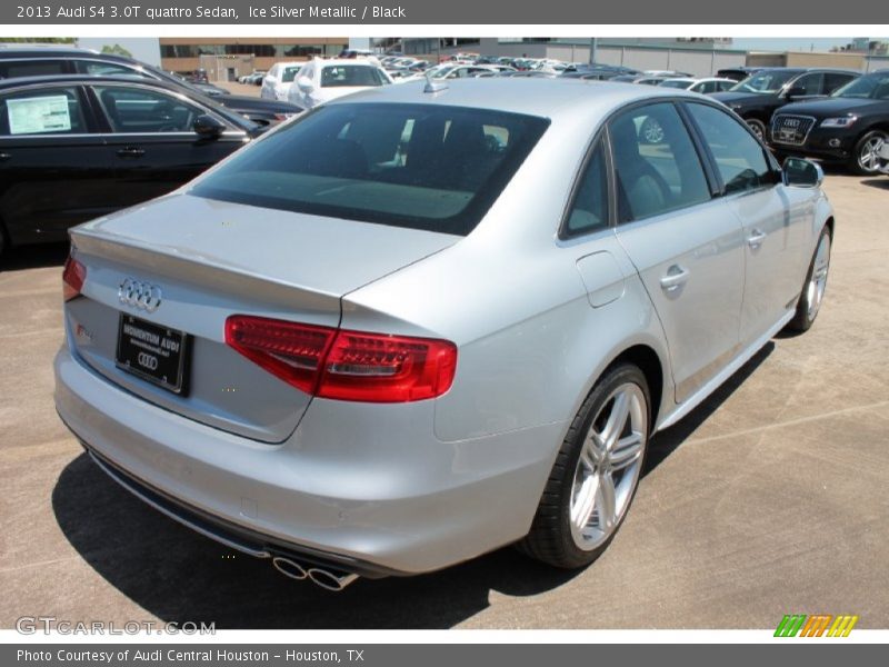Ice Silver Metallic / Black 2013 Audi S4 3.0T quattro Sedan