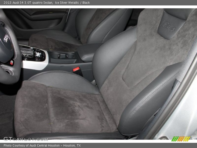 Ice Silver Metallic / Black 2013 Audi S4 3.0T quattro Sedan
