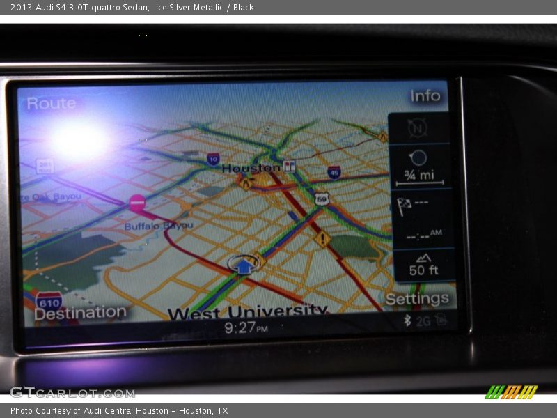 Ice Silver Metallic / Black 2013 Audi S4 3.0T quattro Sedan