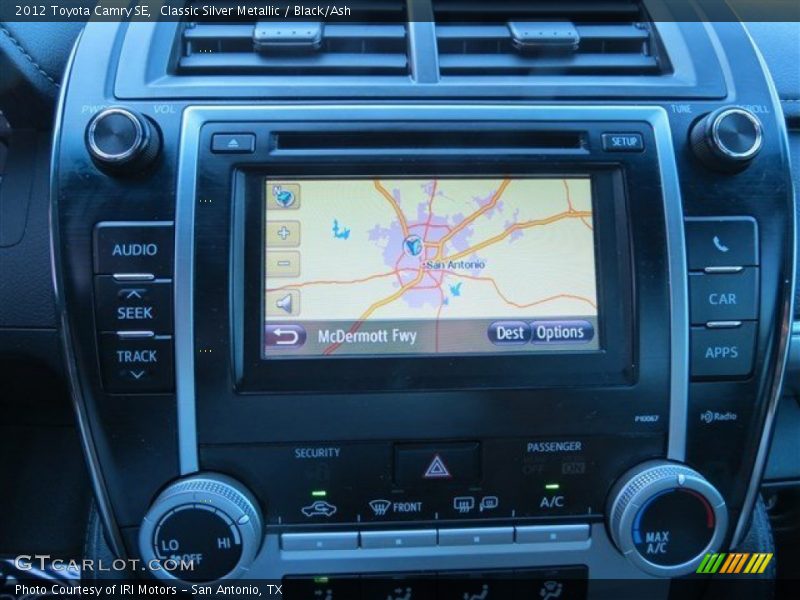 Classic Silver Metallic / Black/Ash 2012 Toyota Camry SE