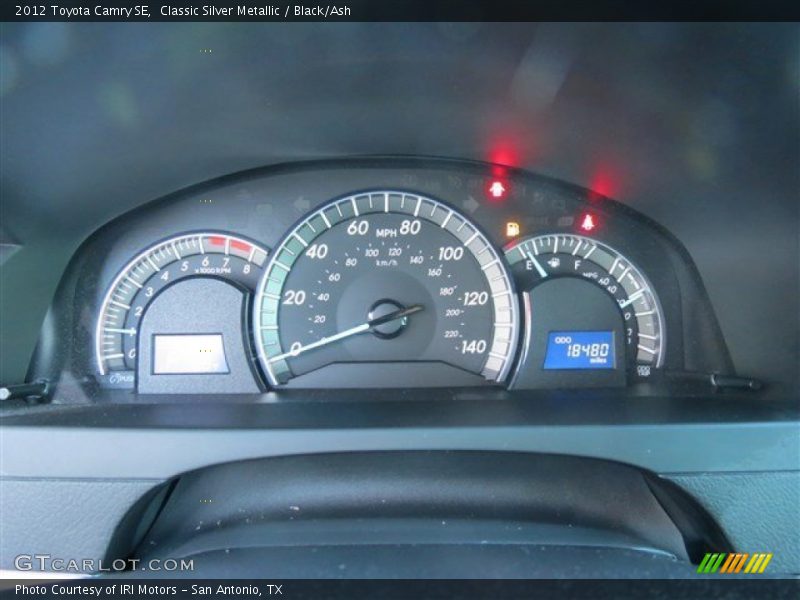 Classic Silver Metallic / Black/Ash 2012 Toyota Camry SE