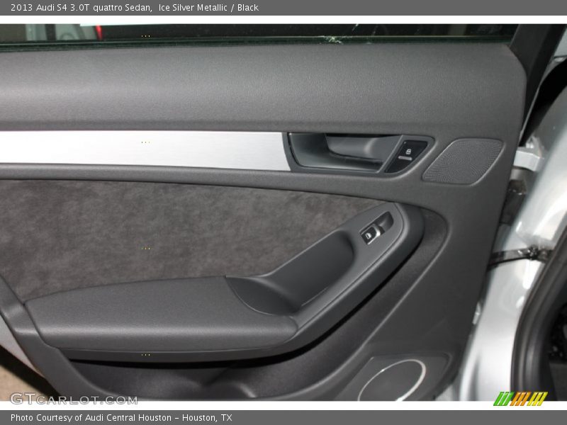 Ice Silver Metallic / Black 2013 Audi S4 3.0T quattro Sedan