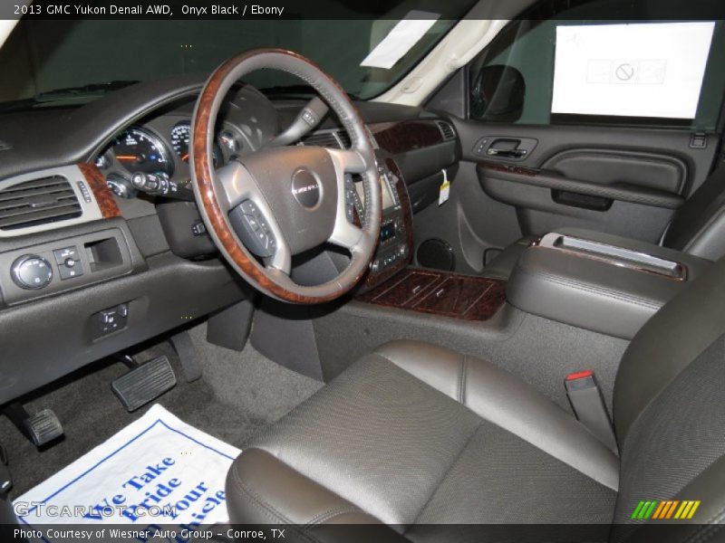 Onyx Black / Ebony 2013 GMC Yukon Denali AWD