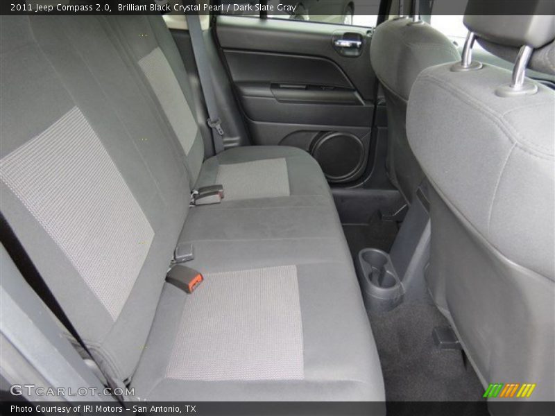 Brilliant Black Crystal Pearl / Dark Slate Gray 2011 Jeep Compass 2.0