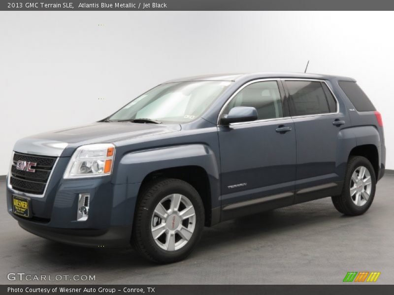 Atlantis Blue Metallic / Jet Black 2013 GMC Terrain SLE
