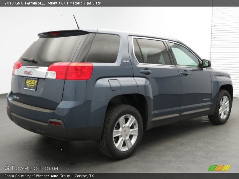 Atlantis Blue Metallic / Jet Black 2013 GMC Terrain SLE