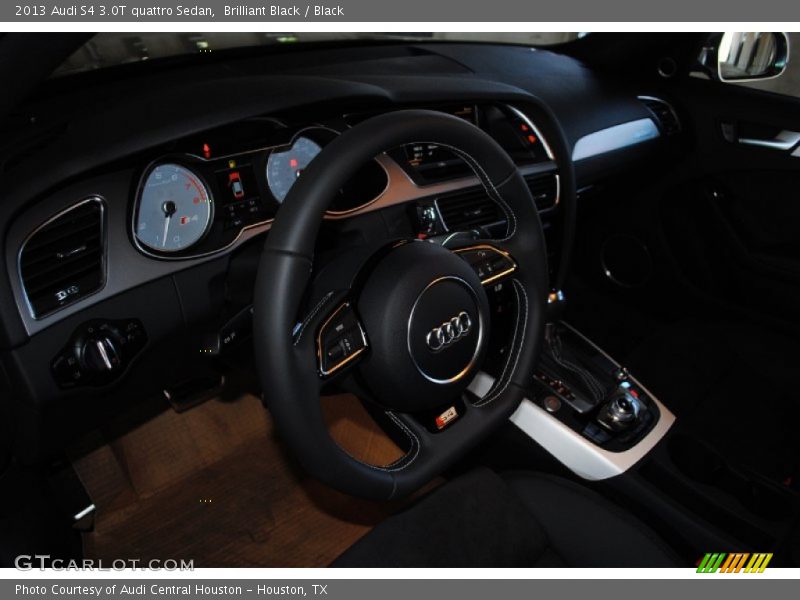 Brilliant Black / Black 2013 Audi S4 3.0T quattro Sedan