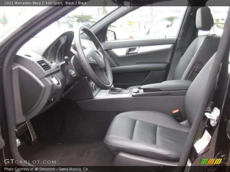 Black / Black 2011 Mercedes-Benz C 300 Sport