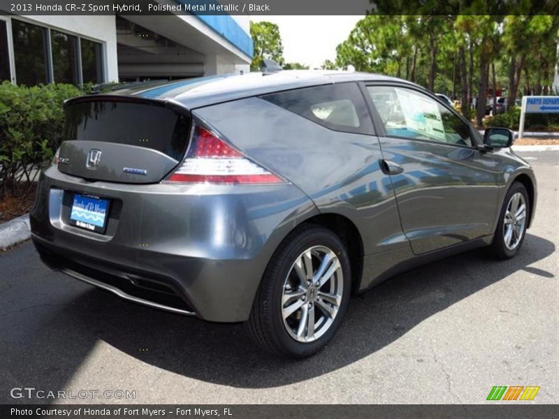 Polished Metal Metallic / Black 2013 Honda CR-Z Sport Hybrid