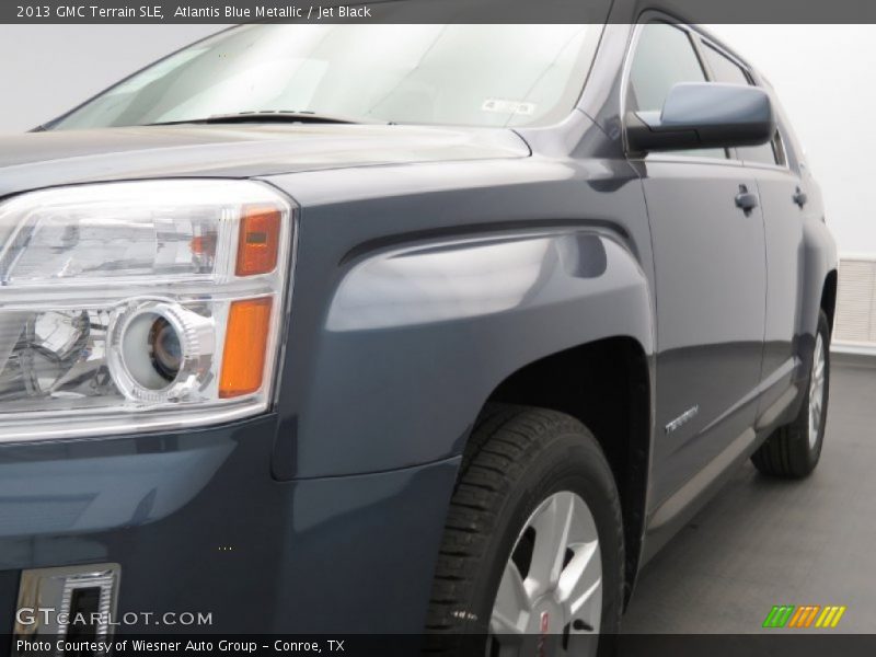 Atlantis Blue Metallic / Jet Black 2013 GMC Terrain SLE