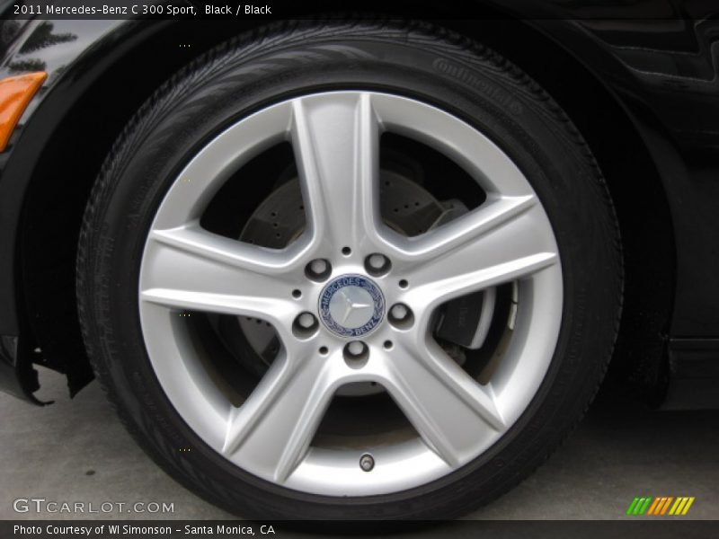 Black / Black 2011 Mercedes-Benz C 300 Sport