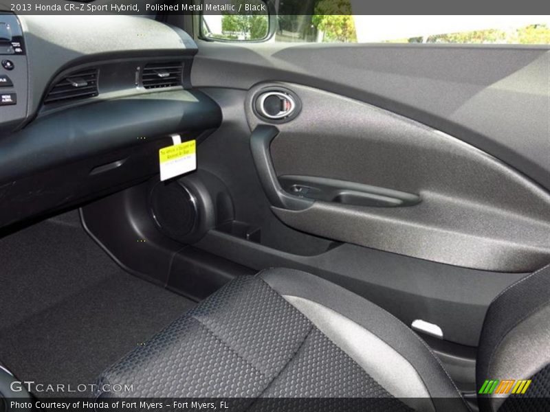 Polished Metal Metallic / Black 2013 Honda CR-Z Sport Hybrid
