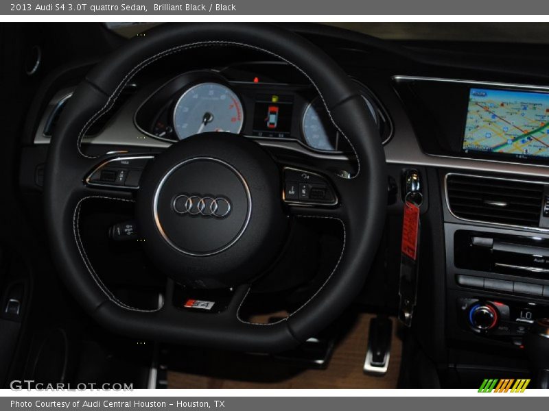Brilliant Black / Black 2013 Audi S4 3.0T quattro Sedan