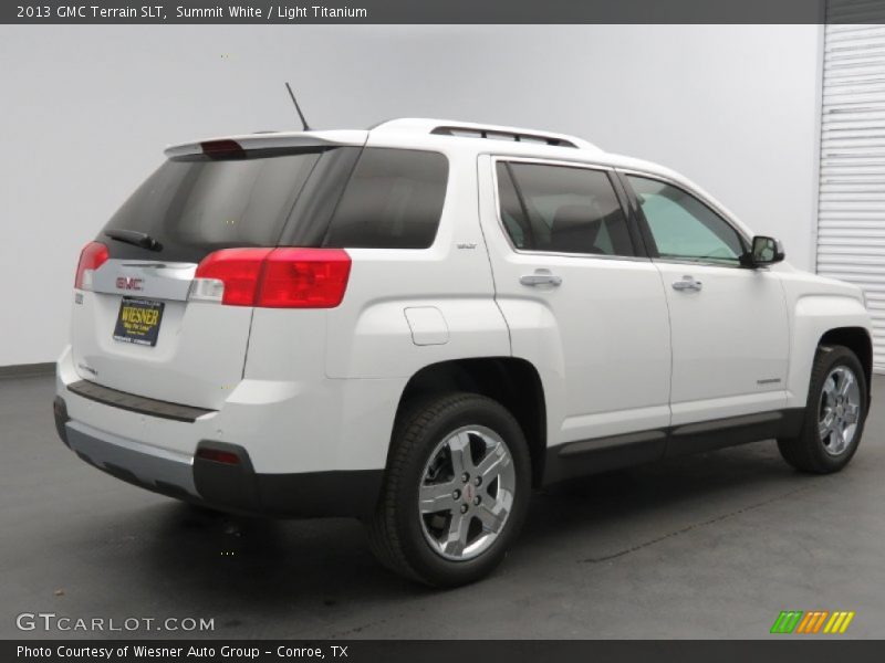 Summit White / Light Titanium 2013 GMC Terrain SLT