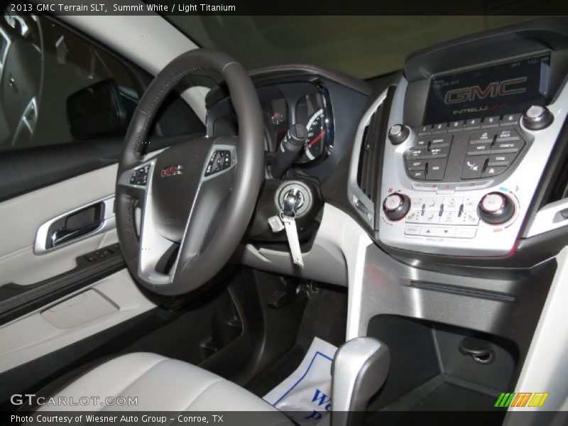 Summit White / Light Titanium 2013 GMC Terrain SLT